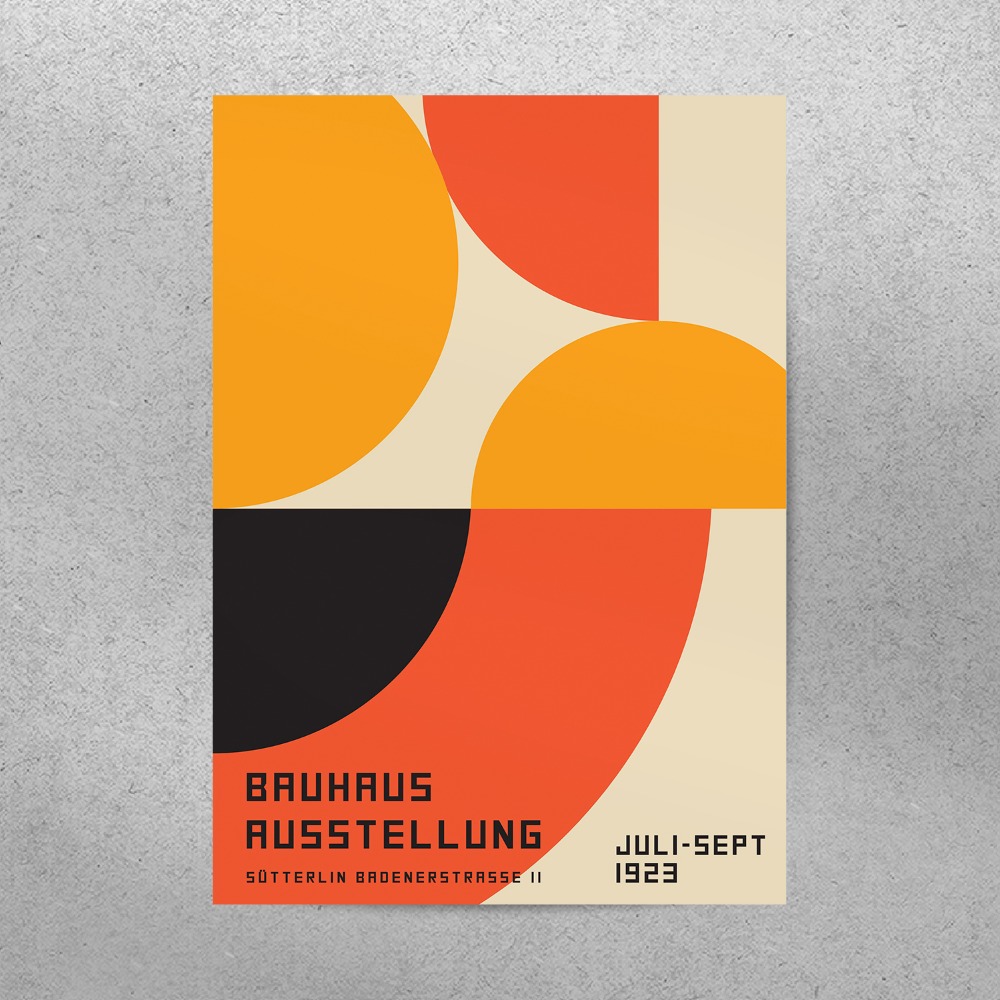 사각 포스터 액자 / Bauhaus 1923