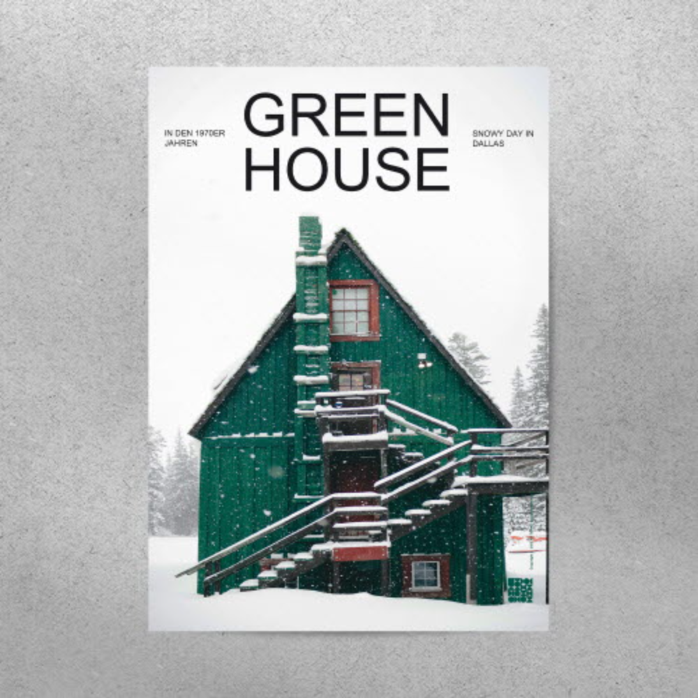 사각 포스터 액자 / Green House