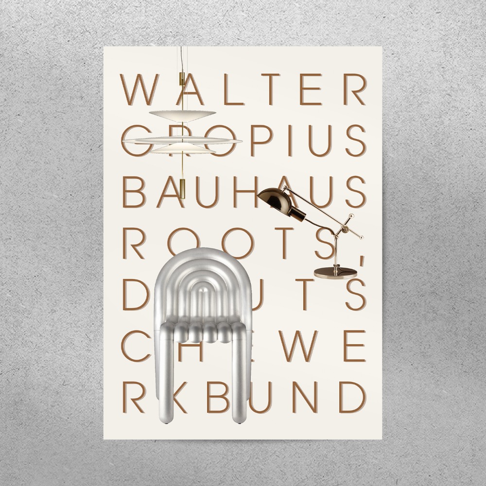 사각 포스터 액자 / Bauhaus SG