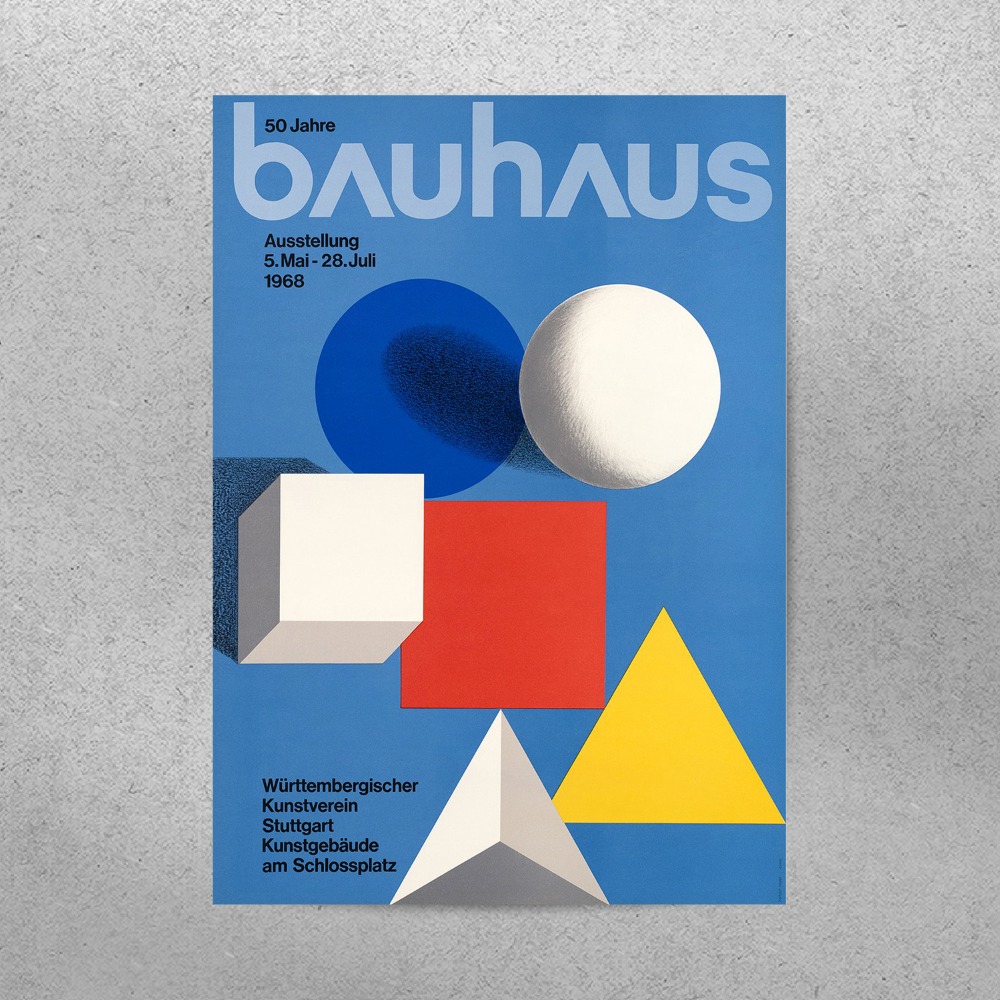 사각 포스터 액자 / Bauhaus 50